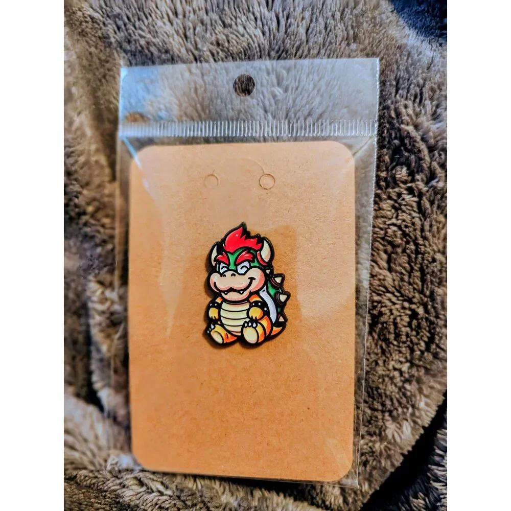 Bowser Chibi Koopa Mario Bros. Nintendo Enamel Pin - Classic Gaming Collectible